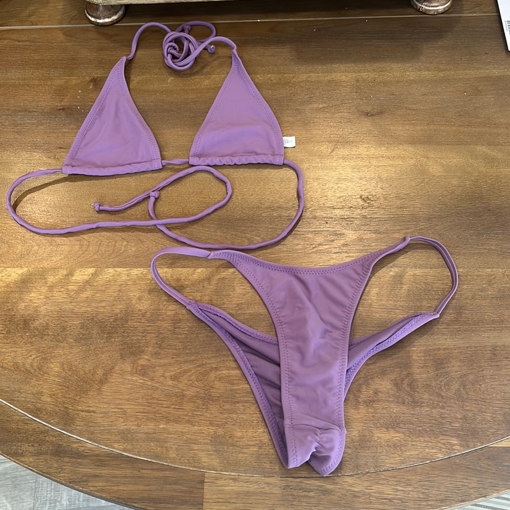 Forever Young Swimwear small purple 2 piece bikini